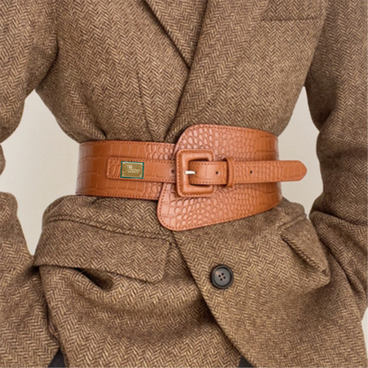 Brown Croc Corset