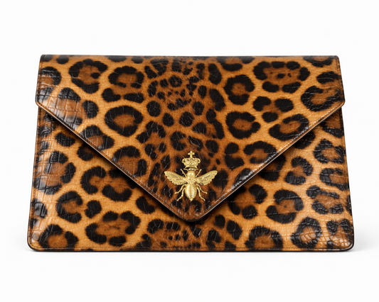 Leopard Laptop Attaché Case (PRE-ORDER)