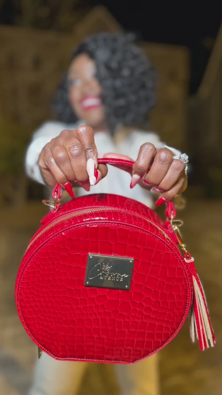 Red Albany Handbag