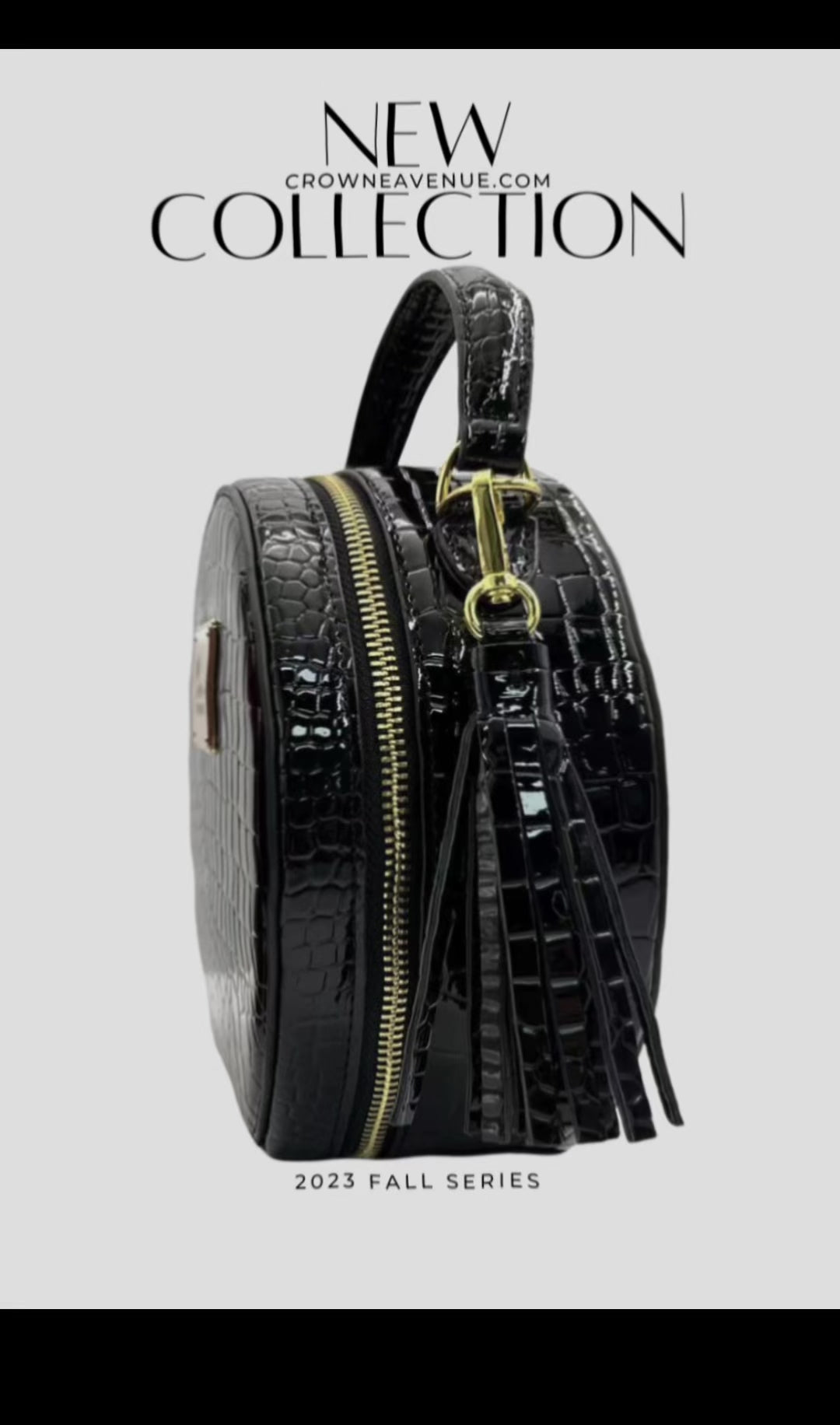Black Albany Handbag